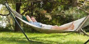 comedian in hammock