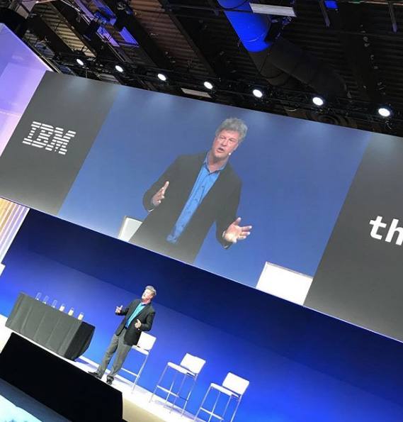 Greg Schwem at IBM corporate event